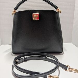 Kate Spade Black Top-Handle Women’s Bag with Gold Hardware